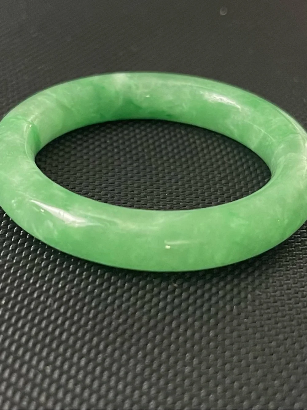Green Jade Bangle Bracelet - Baby Jewelry